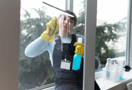 Nettoyage de vitres intérieures et extérieures à Vaudrey